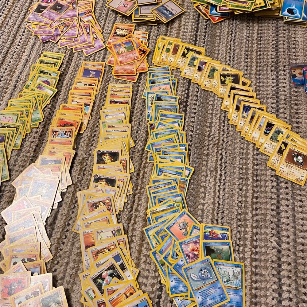 Lots of Pokémon cards!! Well taken care of from 2000’s